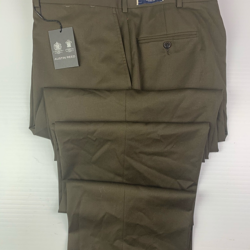 AUSTIN REED Pants SORIA Super 110's Wool Size 56